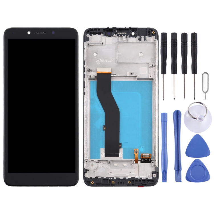 LCD Screen and Digitizer Full Assembly With Frame for LG K20 (2019) LM-X120EMW LMX120EMW LM-X120 – Durable Build, Easy to Use, For LG K20 (2019)