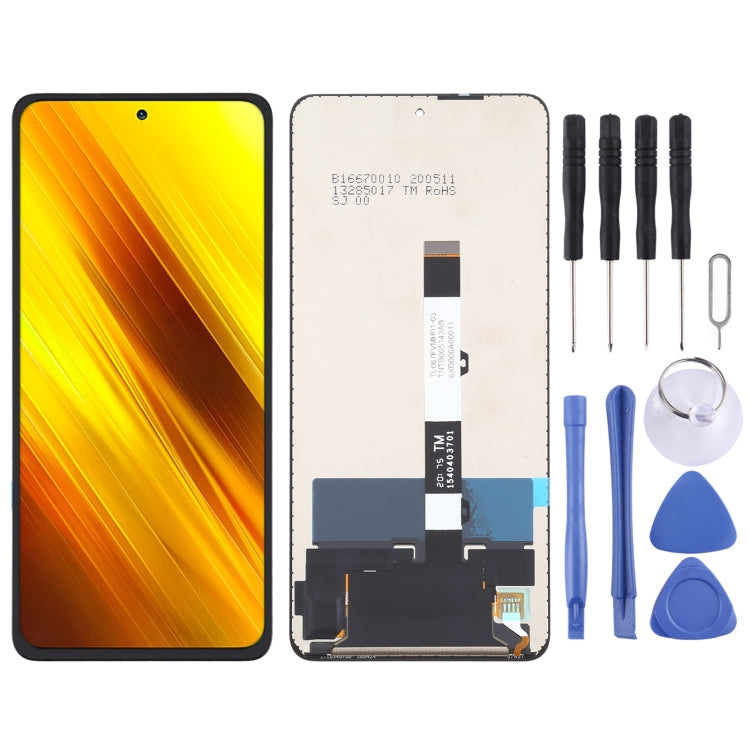 Original LCD Screen and Digitizer Full Assembly for Xiaomi Poco X3 / Poco X3 NFC / Poco X3 Pro M2102J20SG, M2102J20SI, MZB07Z0IN / MZB07Z1IN / MZB07Z2IN / MZB07Z3IN / MZB07Z4IN / MZB9965IN / M2007JCG / M2007J20CT – Durable Build, Easy to Use