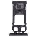 SIM Card Tray + SIM Card Tray / Micro SD Card Tray for Sony Xperia 1 / Xperia XZ4 – Durable Build, Easy to Use, For Sony Xperia 1 / Xperia XZ4 (Dual Card) For Sony Xperia 1 Xperia XZ4 (Dual Card) Black