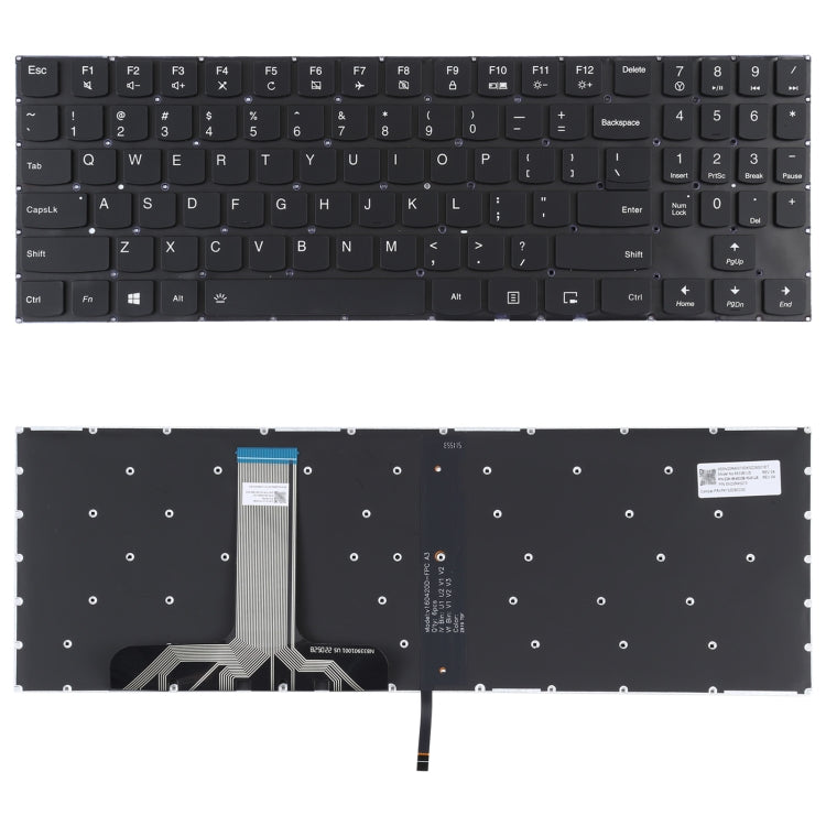 UK Version Keyboard with Keyboard Backlight for Lenovo Legion Y520 Y520-15IKB R720 Y720 Y720-15IKB – Durable Build, Easy to Use, For Lenovo Legion Y520 For Lenovo Legion Y520