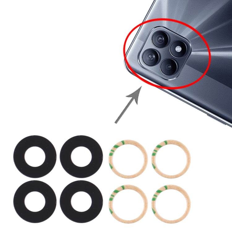 10pcs Back Camera Lens – Durable Build, Easy to Use, For OPPO Reno4 SE