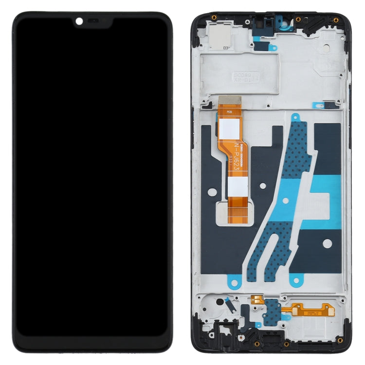 LCD Screen and Digitizer Full Assembly With Frame for OPPO A3 / F7 PADM00 CPH1837 PADT00 CPH1819 CPH1821 – Durable Build, Easy to Use, For OPPO A3