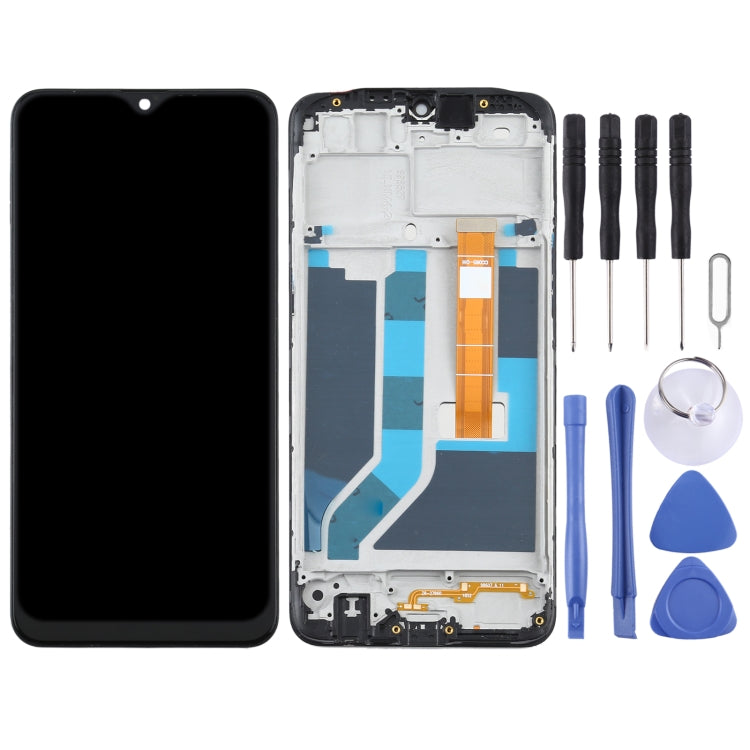 LCD Screen and Digitizer Full Assembly With Frame for OPPO A5S CPH1909 CPH1920 CPH1912 – Durable Build, Easy to Use, For OPPO A5S