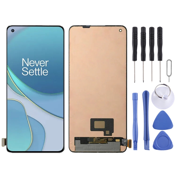 TFT LCD Screen For OnePlus 8T 5G KB2001 KB2000 KB2003 with Digitizer Full Assembly, Not Supporting Fingerprint Identification – Durable Build, Easy to Use, For OnePlus 8T 5G(AMOLED)