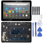 LCD Screen and Digitizer Full Assembly With Frame for Amazon Fire HD 8 2020 10th Gen K72LL4 – Durable Build, Easy to Use, For Amazon Fire HD 8 2020 For Amazon Fire HD 8 2020