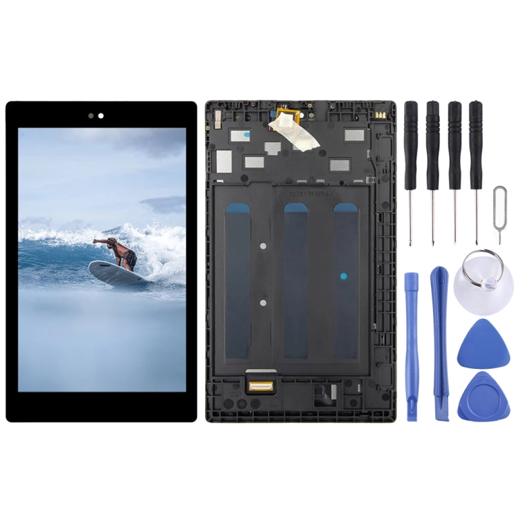 LCD Screen and Digitizer Full Assembly With Frame for Amazon Fire HD 8 (2018) 8th Gen L5S83A – Durable Build, Easy to Use, For Amazon Fire HD 8 (2018)