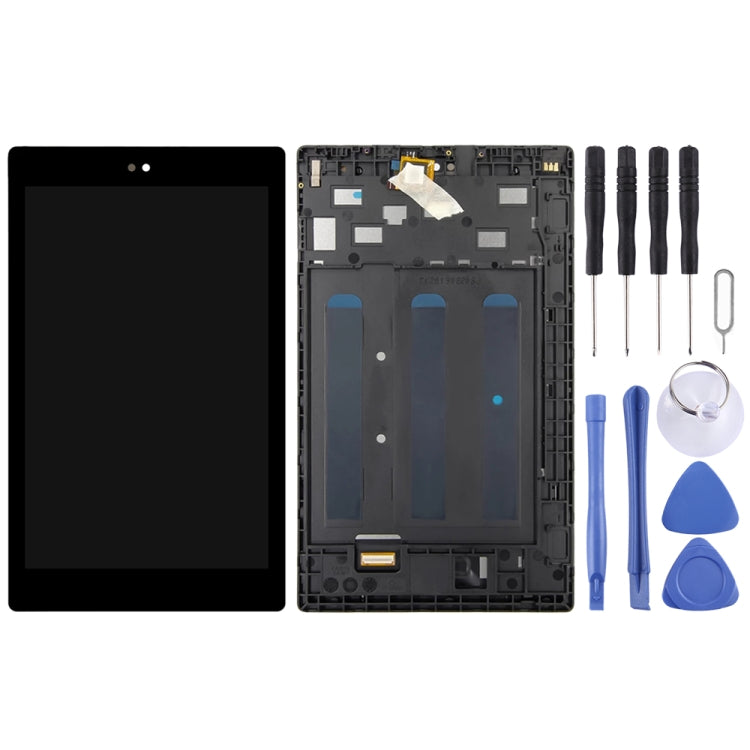LCD Screen and Digitizer Full Assembly With Frame for Amazon Fire HD 8 (2018) 8th Gen L5S83A – Durable Build, Easy to Use, For Amazon Fire HD 8 (2018)