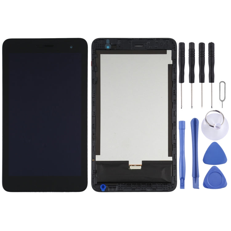 LCD Screen and Digitizer Full Assembly With Frame for Huawei MediaPad T1 7.0 / Honor Play MediaPad T1 T1-701 – Durable Build, Easy to Use, For Huawei MediaPad T1 7.0