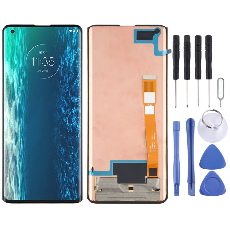 Original LCD Screen and Digitizer Full Assembly for Motorola Edge / Edge+ 2020 XT2063-3 – Durable Build, Easy to Use, For Motorola Edge For Motorola Edge