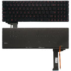 US Version Keyboard with Keyboard Backlight for Asus GL552 GL552J GL552JX GL552V GL552VL GL552VW N552VW N552VX G771JM G771JW – Durable Build, Easy to Use, For Asus GL552(Black with Backlight), For Asus GL552(Silver with Backlight) For Asus GL552(Black with Backlight) Black