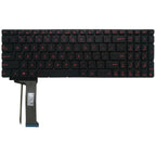 US Version Keyboard with Keyboard Backlight for Asus GL552 GL552J GL552JX GL552V GL552VL GL552VW N552VW N552VX G771JM G771JW – Durable Build, Easy to Use, For Asus GL552(Black with Backlight), For Asus GL552(Silver with Backlight)