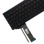 US Version Keyboard with Keyboard Backlight for Asus GL552 GL552J GL552JX GL552V GL552VL GL552VW N552VW N552VX G771JM G771JW – Durable Build, Easy to Use, For Asus GL552(Black with Backlight), For Asus GL552(Silver with Backlight)