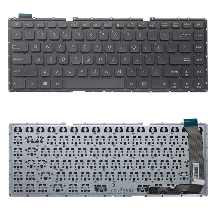 US Version Keyboard for Asus VivoBook X441 X441S X441SA X441SC X441N X441NA A441NA A441SA A441SC F441NA F441SA – Durable Build, Easy to Use, For Asus VivoBook X441 (Black), For Asus VivoBook X441 (White)