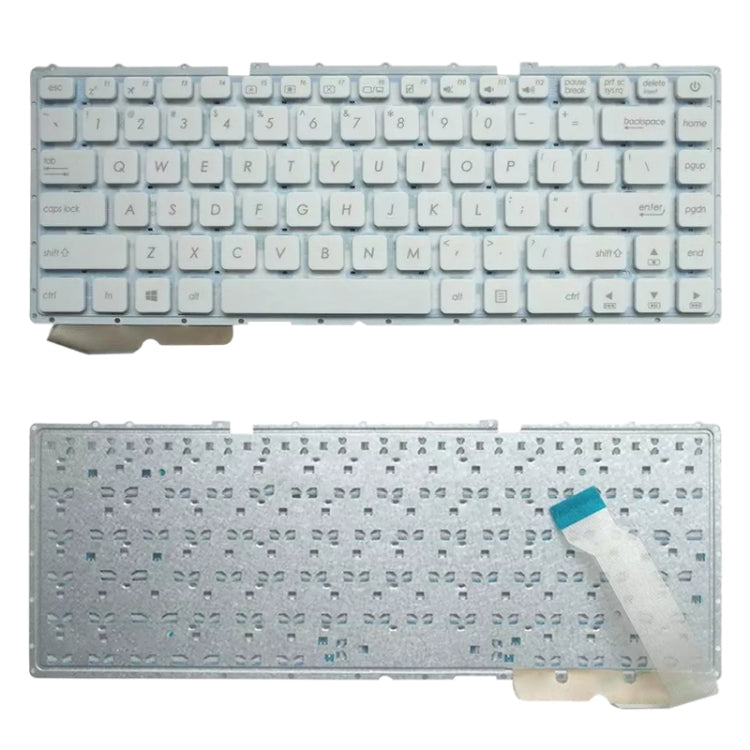 US Version Keyboard for Asus VivoBook X441 X441S X441SA X441SC X441N X441NA A441NA A441SA A441SC F441NA F441SA – Durable Build, Easy to Use, For Asus VivoBook X441 (Black), For Asus VivoBook X441 (White) For Asus VivoBook X441 (White) White