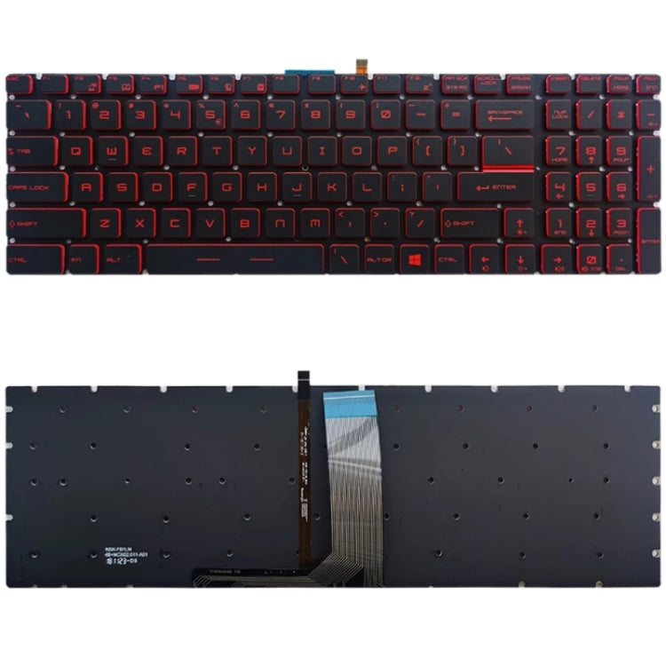 US Version Keyboard with Backlight for MSI GT62 GT72 GE62 GE72 GS60 GS70 GL62 GL72 GP62 GT72S GP72 GL63 GL73 – Durable Build, Easy to Use, For MSI GT62 (Red), For MSI GT62(White)