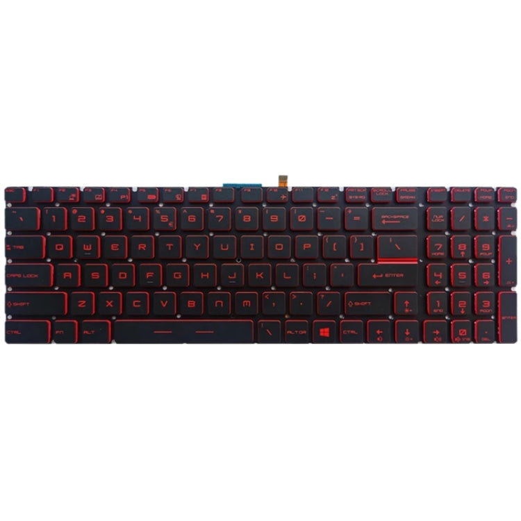 US Version Keyboard with Backlight for MSI GT62 GT72 GE62 GE72 GS60 GS70 GL62 GL72 GP62 GT72S GP72 GL63 GL73 – Durable Build, Easy to Use, For MSI GT62 (Red), For MSI GT62(White)