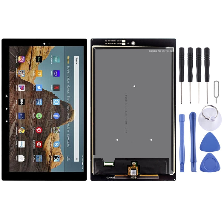 LCD Screen and Digitizer Full Assembly for Amazon Fire HD 10 2019 9th Gen m2v3r5 – Durable Build, Easy to Use, For Amazon Fire HD 10 2019 For Amazon Fire HD 10 2019