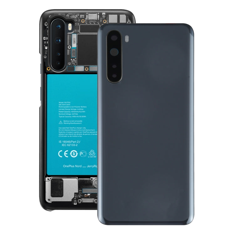 Battery Back Cover with Camera Lens Frame – Durable Build, Easy to Use, For OnePlus Nord