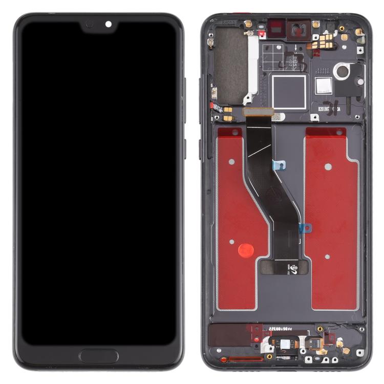 LCD Screen and Digitizer Full Assembly with Frame for Huawei P20 Pro – Durable Build, Easy to Use, For Huawei P20 Pro