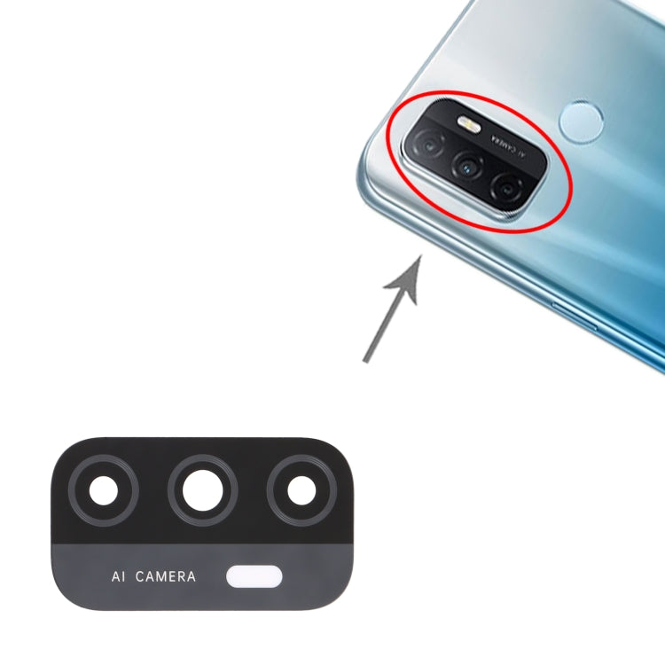 For OPPO A33 (2020) / A53s 4G / A11s / A32 / A53 (2020) CPH2127 PDVM00 10pcs Back Camera Lens – Durable Build, Easy to Use, For OPPO A33 (2020) / A53s 4G / A11s / A32/A53 (2020)