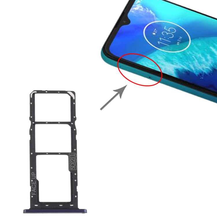 SIM Card Tray + SIM Card Tray + Micro SD Card Tray for Motorola Moto G8 Power Lite – Durable Build, Easy to Use, For Motorola Moto G8 Power Lite