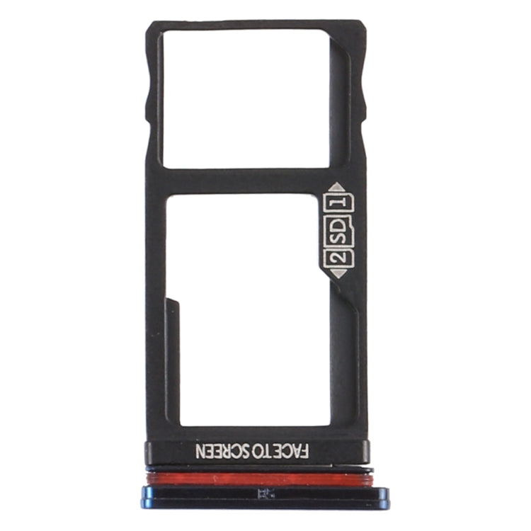SIM Card Tray + Micro SD Card Tray for Motorola Moto One Vision / P50 – Durable Build, Easy to Use, For Motorola Moto One Vision For Motorola Moto One Vision Blue