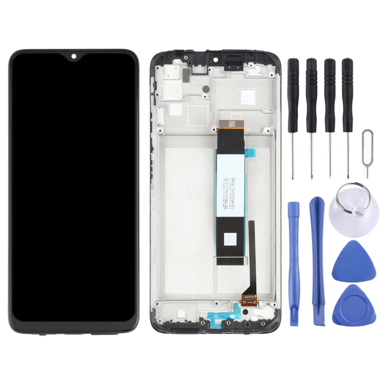 LCD Screen and Digitizer Full Assembly with Frame for Xiaomi Redmi Note 9 4G / Poco M3 / Redmi 9 Power M2010J19SC M2010J19CG – Durable Build, Easy to Use, For Xiaomi Redmi Note 9 4G