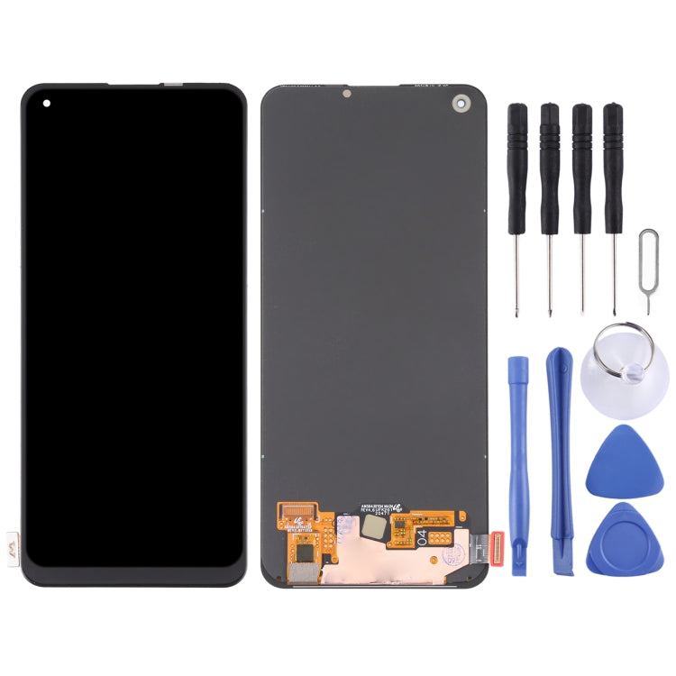 Original Super AMOLED Material LCD Screen and Digitizer Full Assembly for OPPO Realme V15 5G – Durable Build, Easy to Use, For Realme V15 5G (Original)