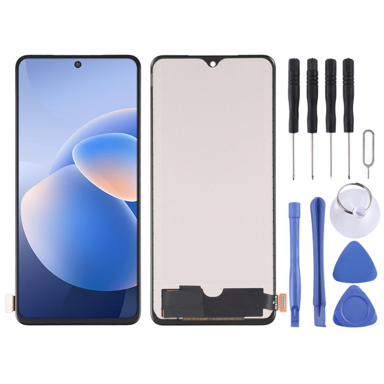 TFT Material LCD Screen and Digitizer Full Assembly for Vivo X60 / X60 (China) V2046A / X60t V2085A / X60s V2059A / X70 V2133A, V2104, Not Supporting Fingerprint Identification – Durable Build, Easy to Use, For Vivo X60 (TFT)