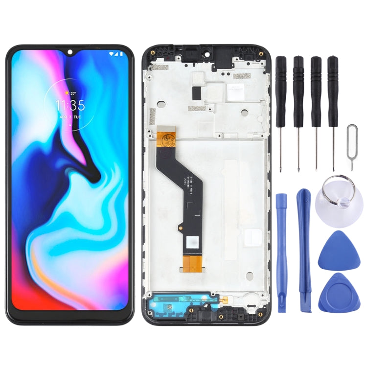 LCD Screen and Digitizer Full Assembly with Frame for Motorola Moto E7 Plus XT2081-1 – Durable Build, Easy to Use, For Motorola Moto E7 Plus