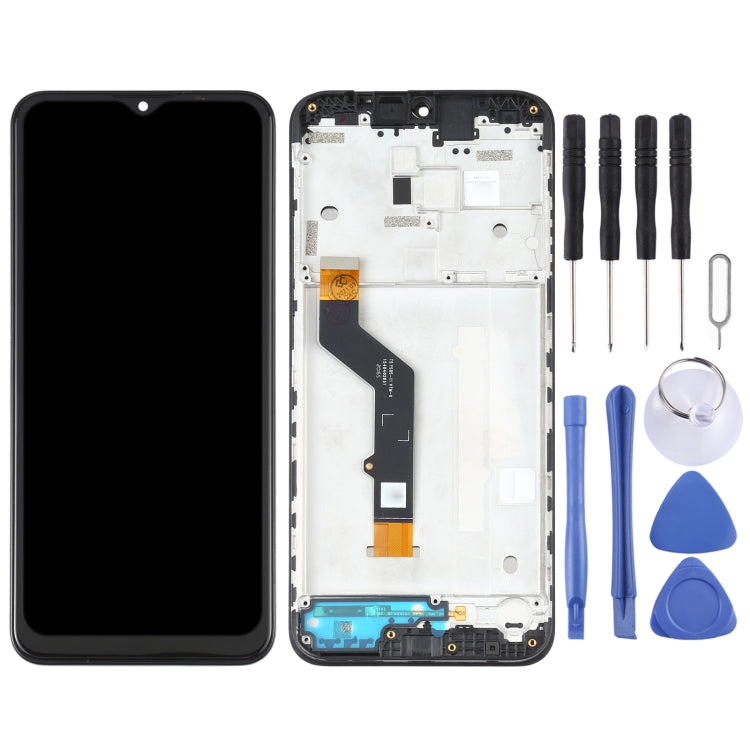 LCD Screen and Digitizer Full Assembly with Frame for Motorola Moto E7 Plus XT2081-1 – Durable Build, Easy to Use, For Motorola Moto E7 Plus