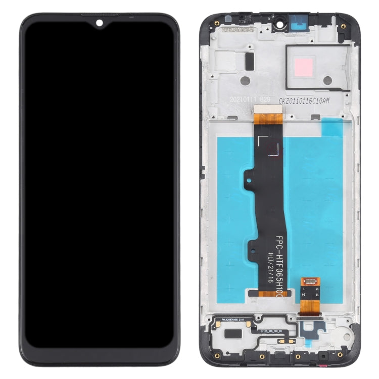 LCD Screen and Digitizer Full Assembly with Frame for Motorola Moto E7 Power PAMH0001IN PAMH0010IN PAMH0019IN – Durable Build, Easy to Use, For Motorola Moto E7 Power