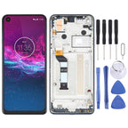 LCD Screen and Digitizer Full Assembly with Frame for Motorola One Action XT2013-1 XT2013-2 XT2013-4 – Durable Build, Easy to Use, For Motorola One Action For Motorola One Action