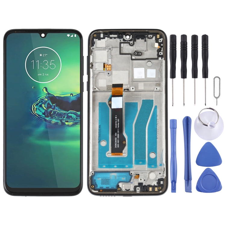 LCD Screen and Digitizer Full Assembly with Frame for Motorola Moto G8 Plus XT2019 XT2019-2 – Durable Build, Easy to Use, For Motorola Moto G8 Plus For Motorola Moto G8 Plus