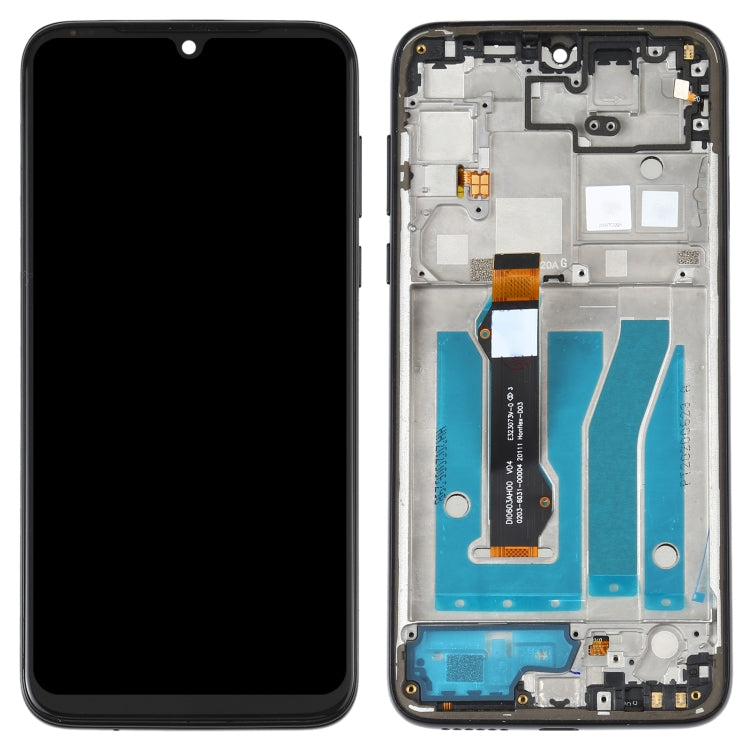 LCD Screen and Digitizer Full Assembly with Frame for Motorola Moto G8 Plus XT2019 XT2019-2 – Durable Build, Easy to Use, For Motorola Moto G8 Plus