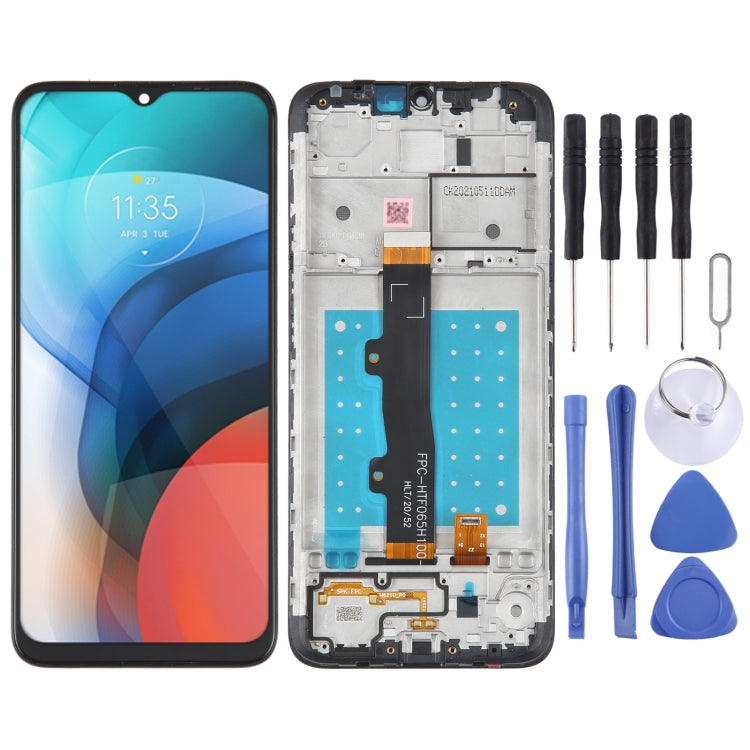 LCD Screen and Digitizer Full Assembly with Frame for Motorola Moto E7 – Durable Build, Easy to Use, For Motorola Moto E7