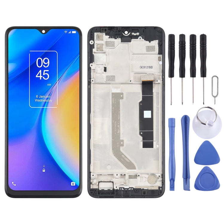 LCD Screen and Digitizer Full Assembly with Frame for TCL 20 SE T761H – Durable Build, Easy to Use, For TCL 20 SE For TCL 20 SE