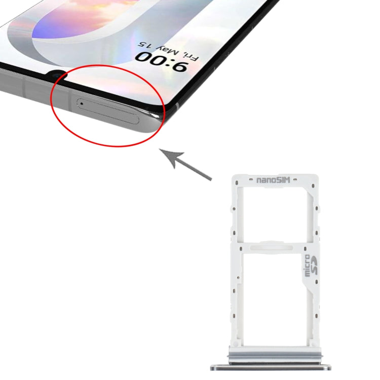 SIM Card Tray + SIM Card Tray / Micro SD Card Tray for LG Velvet 5G LM-G900N LM-G900EM LM-G900 LM-G900TM – Durable Build, Easy to Use, For LG Velvet 5G, For LG Velvet 5G(Pink)