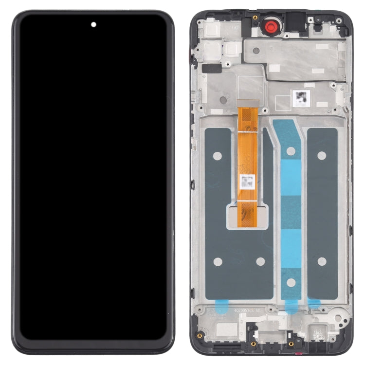 LCD Screen and Digitizer Full Assembly with Frame for LG K42 LMK420 LM-K420 LMK420H LM-K420H LMK420E LM-K420E LMK420Y LM-K420Y – Durable Build, Easy to Use, For LG K42