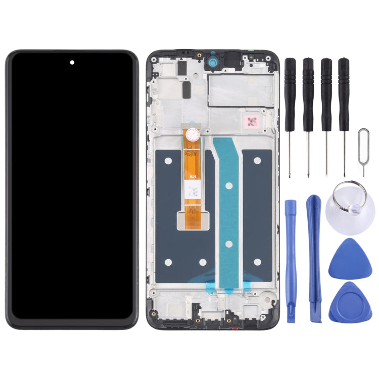 LCD Screen and Digitizer Full Assembly with Frame for LG K52 / K62 / Q52 LMK520 LM-K520 LMK520E LM-K520E LMK520Y LM-K520Y LMK520H LM-K520H LMK525H LMK525 LM-K525H LM-K525 – Durable Build, Easy to Use, For LG K52 / K62 / Q52