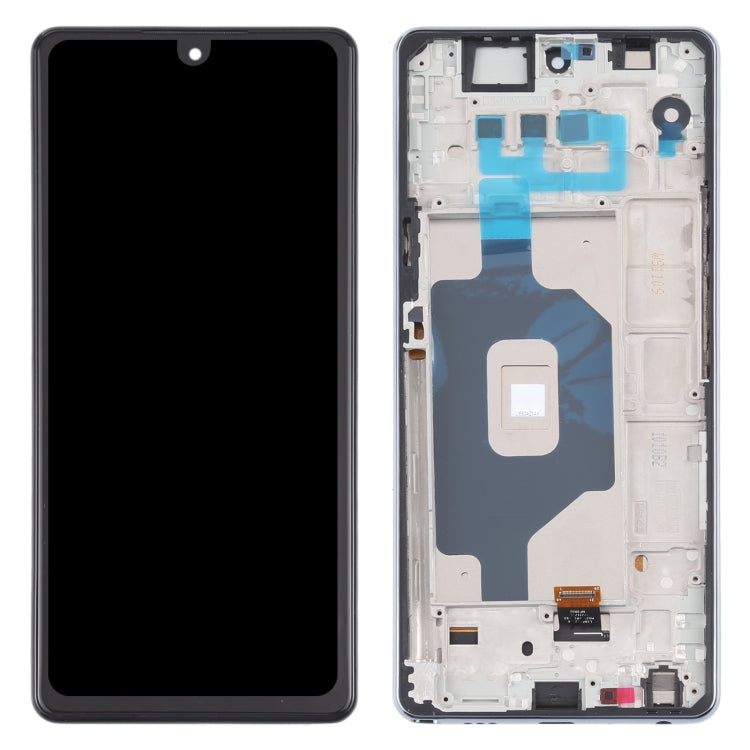 LCD Screen and Digitizer Full Assembly with Frame for LG Stylo 6 / K71 LMQ730TM LM-Q730TM LMQ730HA LM-Q730HA – Durable Build, Easy to Use, For LG Stylo 6 / K71