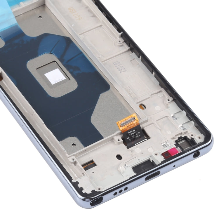 LCD Screen and Digitizer Full Assembly with Frame for LG Stylo 6 / K71 LMQ730TM LM-Q730TM LMQ730HA LM-Q730HA – Durable Build, Easy to Use, For LG Stylo 6 / K71