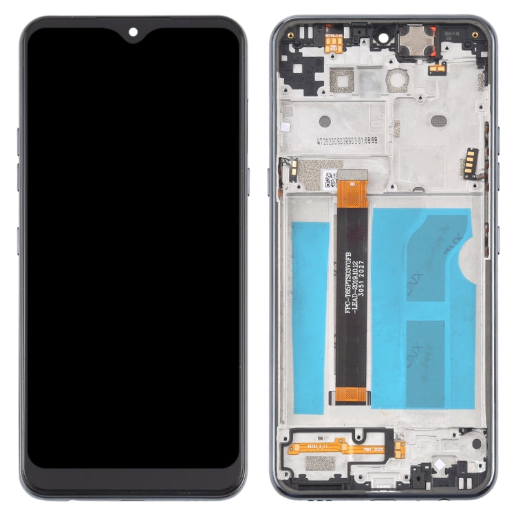 LCD Screen and Digitizer Full Assembly with Frame for LG Q51 LM-Q510N – Durable Build, Easy to Use, For LG Q51