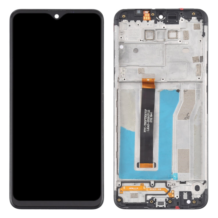 LCD Screen and Digitizer Full Assembly with Frame for LG K50S LMX450HM LM-X540 LM-X540BMW LMX540BMW – Durable Build, Easy to Use, For LG K50S