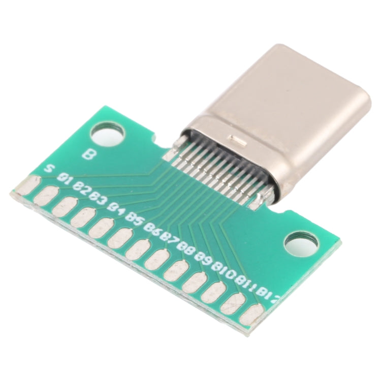 Double-sided Positive and Negative Type C Male Test Board USB 3.1 with PCB 24pin Welded, Type C Male 24pin – Durable Build, Easy to Use