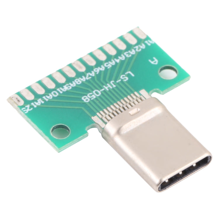 Double-sided Positive and Negative Type C Male Test Board USB 3.1 with PCB 24pin Welded, Type C Male 24pin – Durable Build, Easy to Use