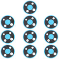 10 PCS Back Camera Lens for Nokia 3.4 TA-1288 TA-1285 TA-1283 – Durable Build, Easy to Use, For Nokia 3.4  (Blue), For Nokia 3.4  (Purple)