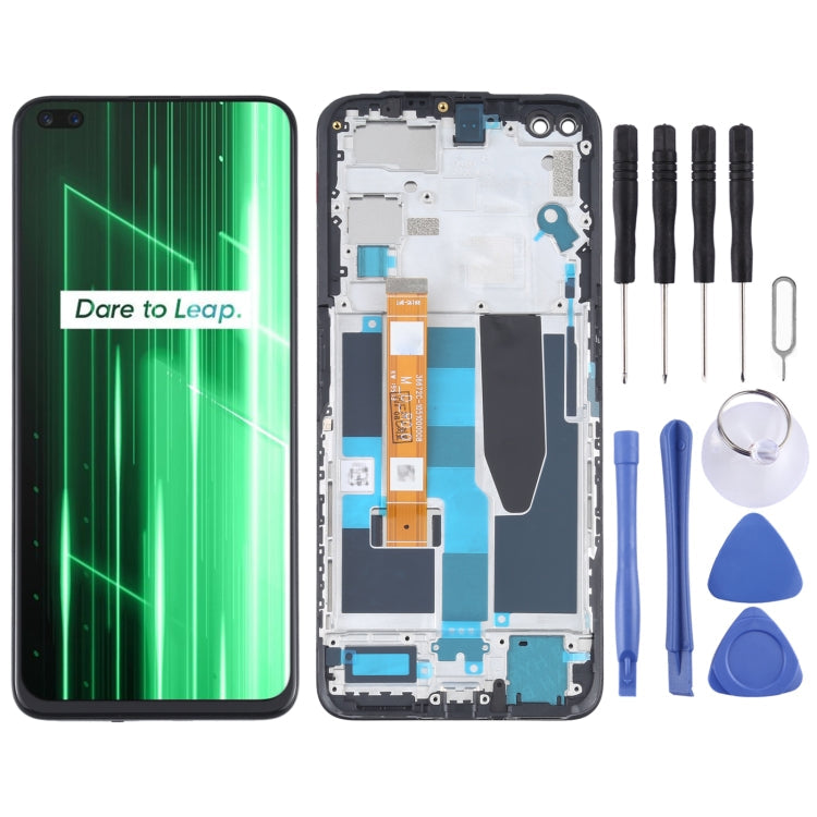 LCD Screen and Digitizer Full Assembly With Frame for OPPO Realme X50 5G RMX2144 – Durable Build, Easy to Use, For OPPO Realme X50 5G