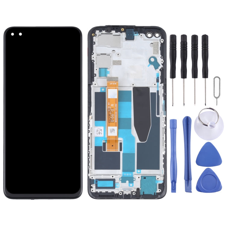 LCD Screen and Digitizer Full Assembly With Frame for OPPO Realme X50 5G RMX2144 – Durable Build, Easy to Use, For OPPO Realme X50 5G