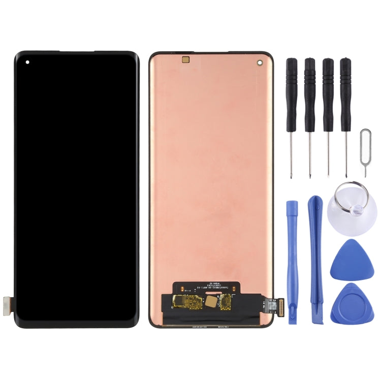 Original AMOLED Material LCD Screen and Digitizer Full Assembly for OPPO Reno6 Pro 5G / Reno6 Pro+ 5G – Durable Build, Easy to Use, For OPPO Reno6 Pro 5G(Original)